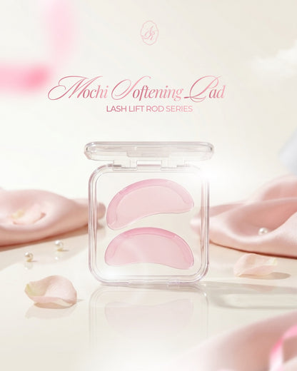 Mochi Softening Pads in a clear case