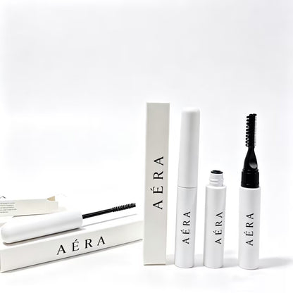 AÉRA dual-end brow gel with applicator brush and packaging