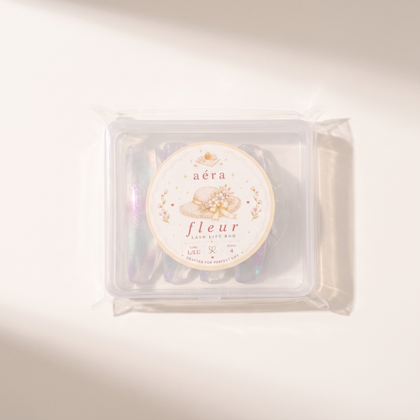 Fleur LU Curl Rods in clear case with fleur label