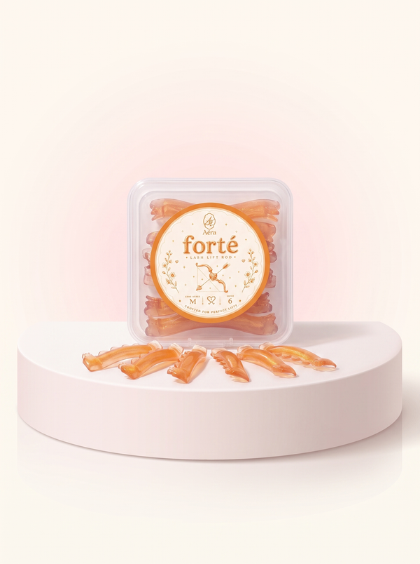 Forte Curl M curl silicone perm pads, set of 6, in packaging